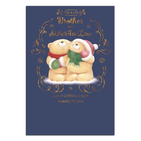 Brother & Sister in Law Forever Friends Christmas Card